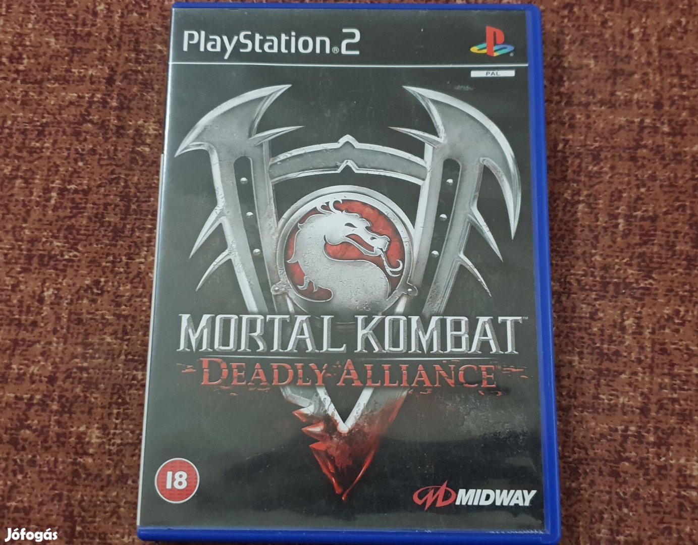 Mortal Kombat Deadly Alliance Playstation 2 eredeti lemez ( 12000 Ft )