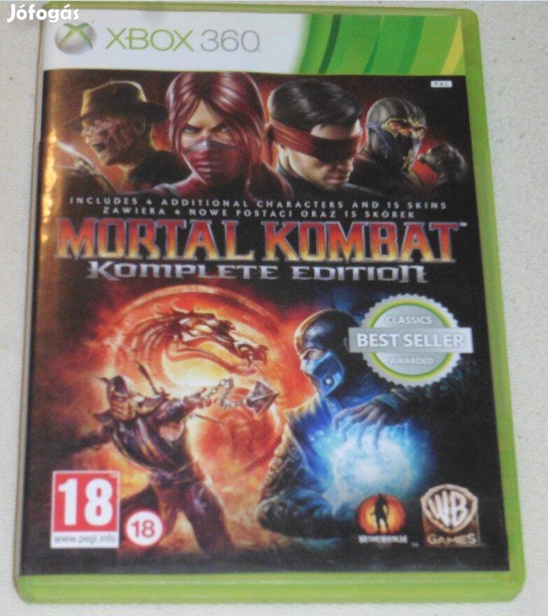 Mortal Kombat Komplete Edition Gyári Xbox 360, Xbox ONE Series X Játék