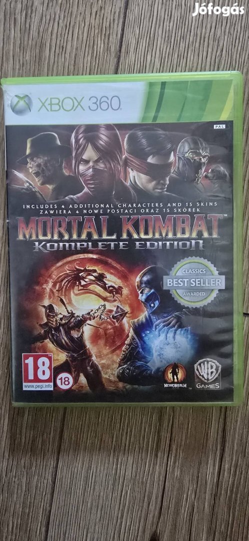 Mortal Kombat Komplete edition Xbox 360 használt játék 