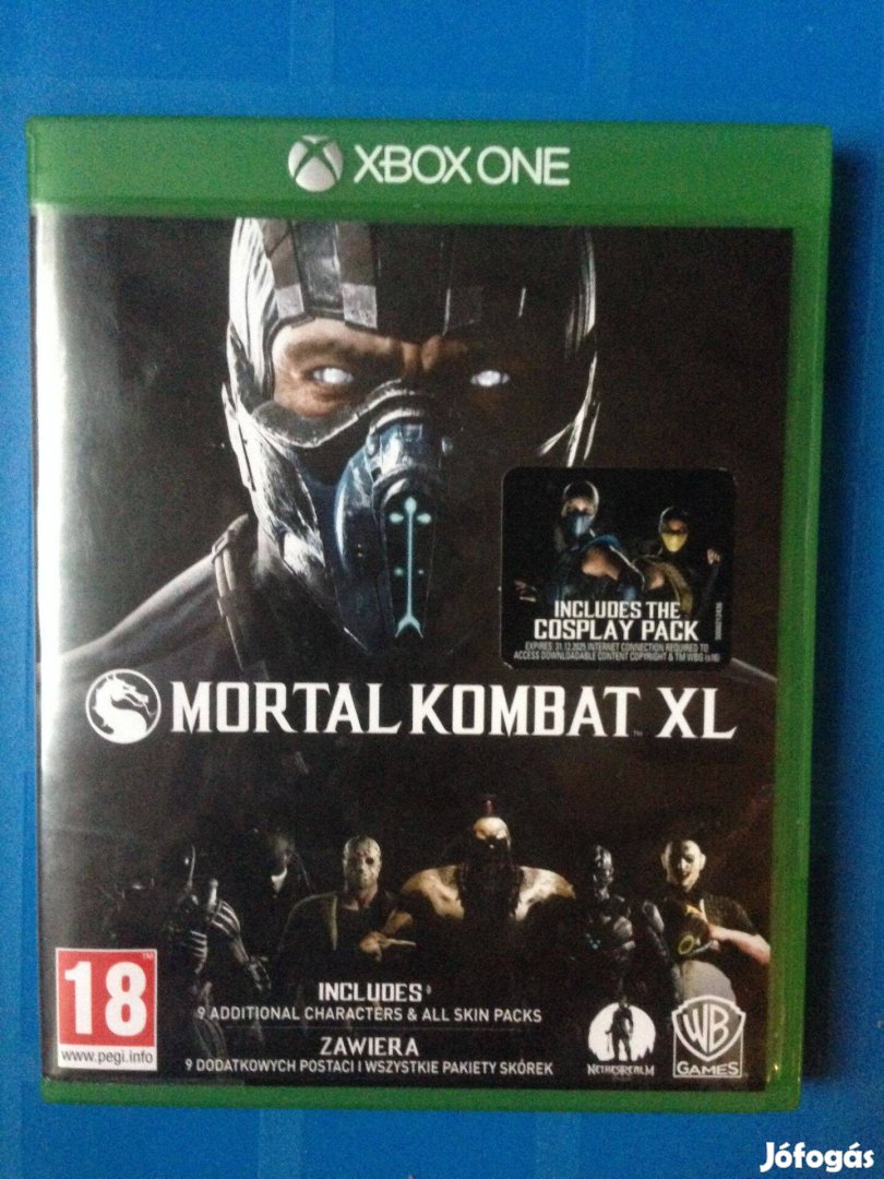 Mortal Kombat XL xbox one-series x játék,eladó-csere"