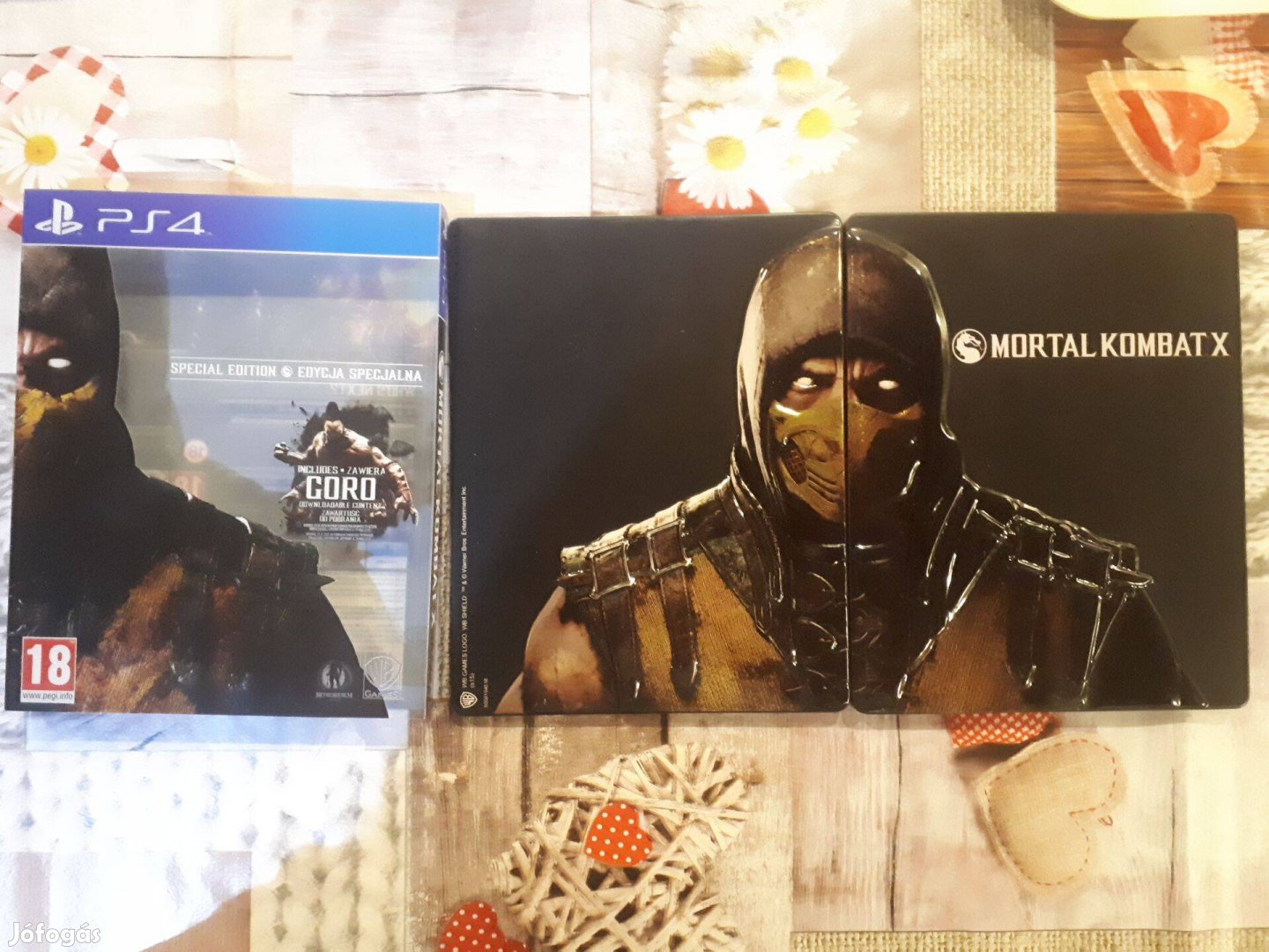 Mortal Kombat X Special Editon (fémtokos!) ps4-PS5 játék eladó-csere "