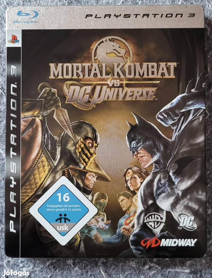 Mortal Kombat vs DC Universe ps3 Steelbook edition