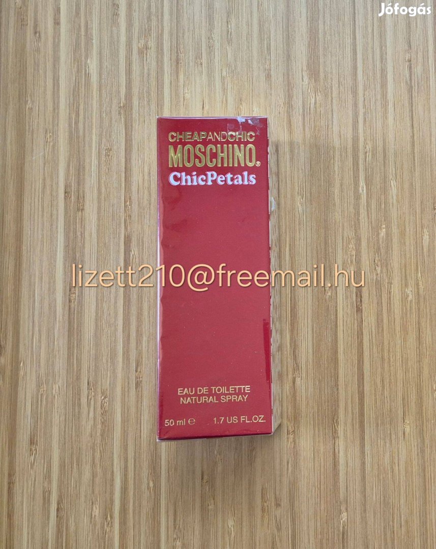 Moschino Cheap and Chic Petals női parfüm vadonatúj bontatlan fóliás