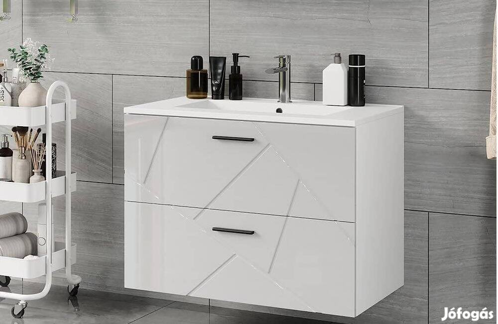 Mosdó alatti szekrény805745 cm,Vicco,mafgasfényű fehér,fali,