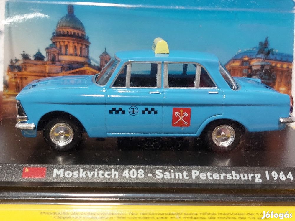 Moskvitch / Moszkvics 408 - moszkvai taxi (1964) -  Edicola - 1:43