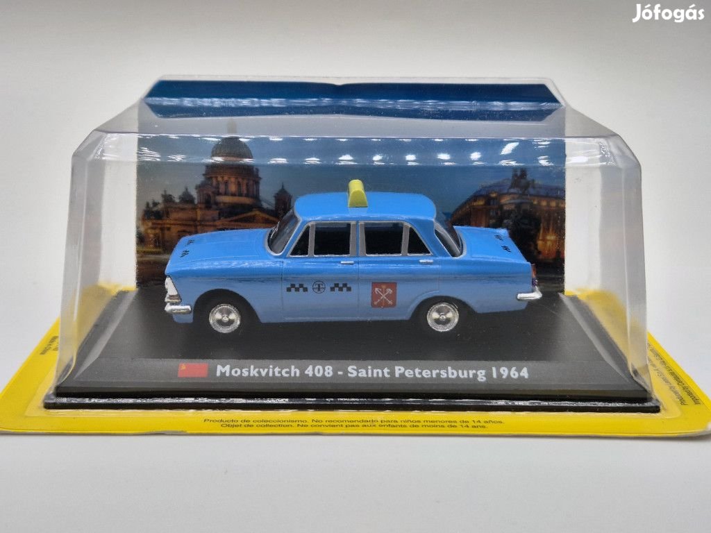 Moskvitch / Moszkvics 408 - moszkvai taxi (1964) -  Edicola - 1:43