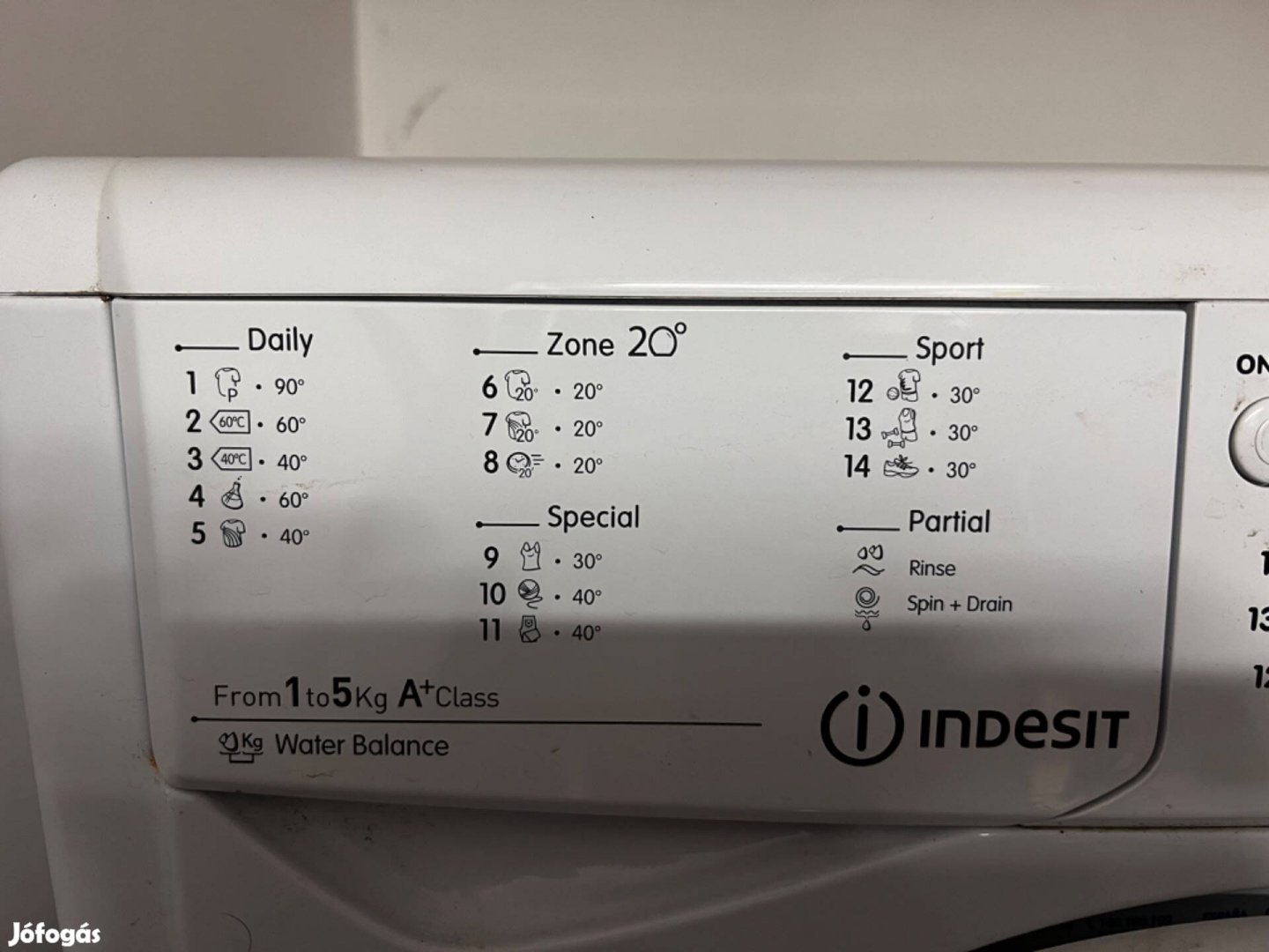 Mosogep 1-5kg indesit