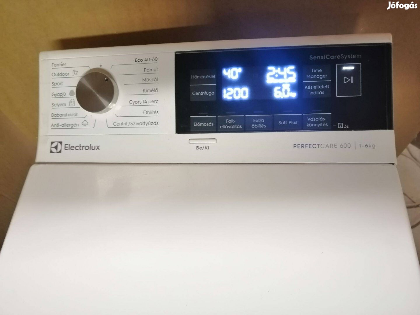 Mosógép Electrolux A+++ 6/1200 szép állapotu csendes