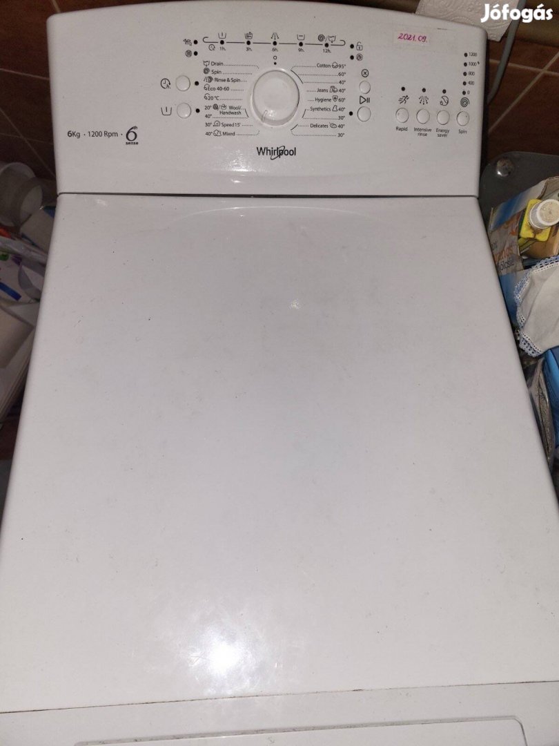 Mosógép Whirlpool 6th sense Tdlr 6230 L EU/N