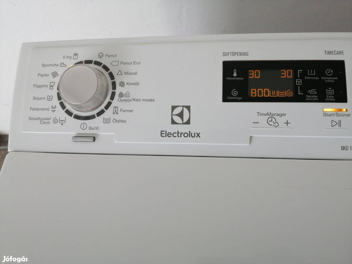 Mosógép electrolux A+++ 1200f csendes szép megkimélt