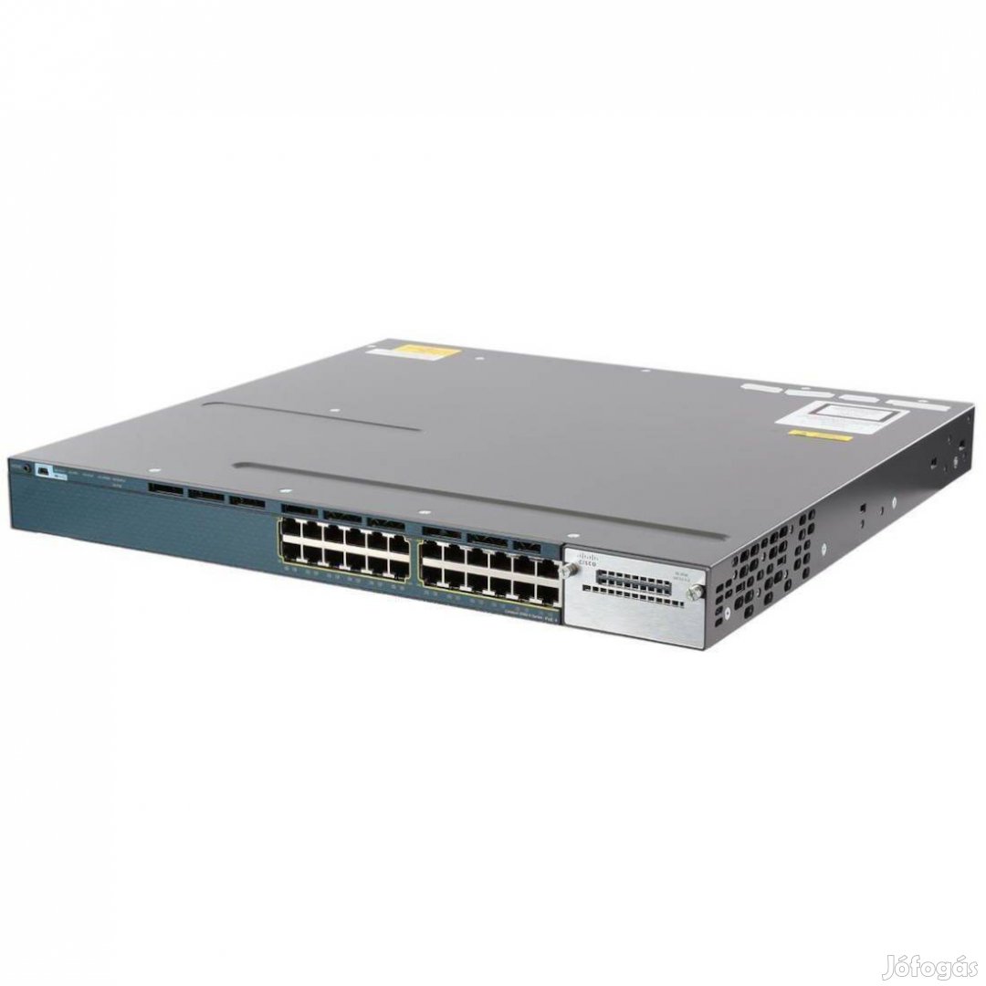 Most figyeljen! Cisco C3560X-24P-L 24 portos switch számlával, garanci