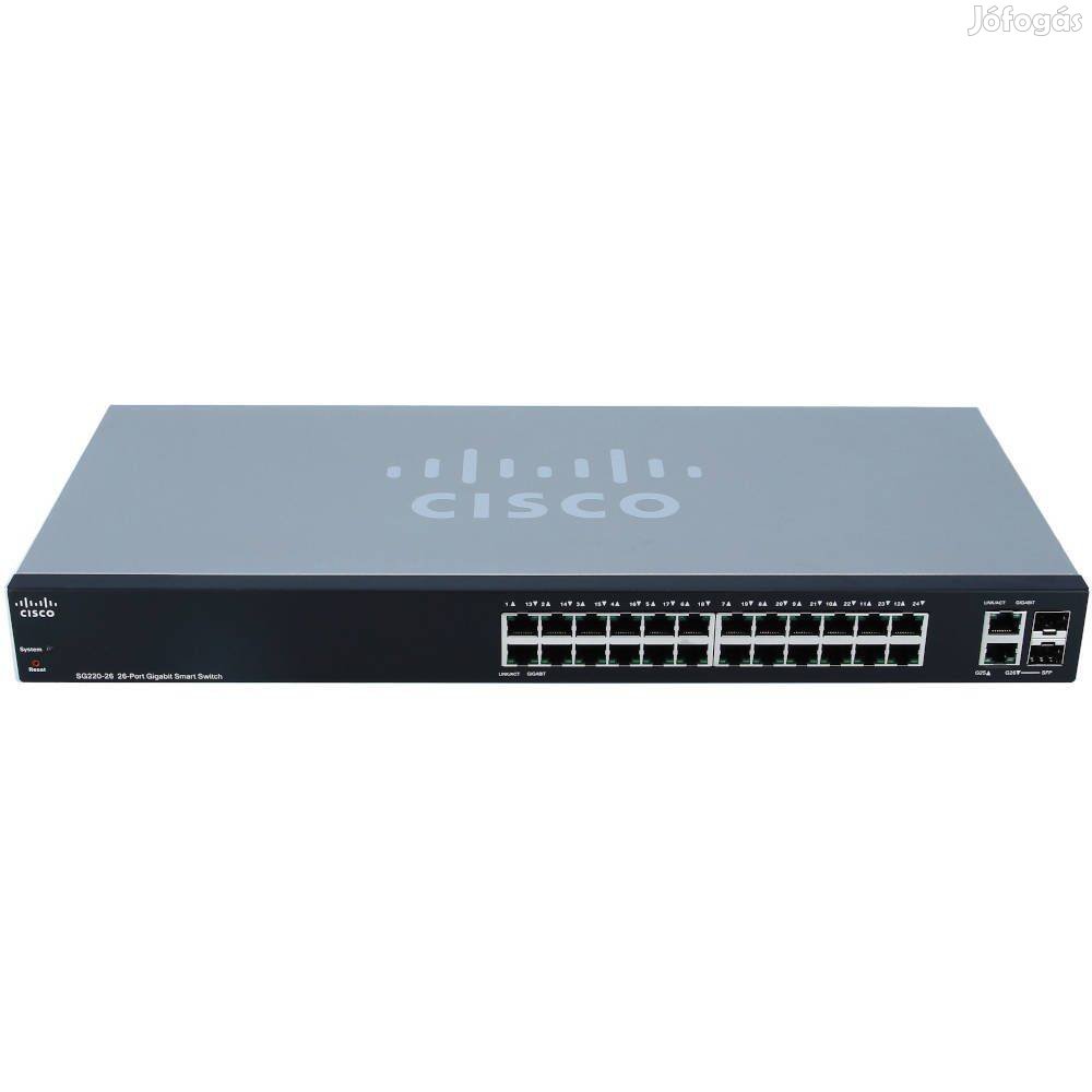 Most figyeljen! Cisco SG220-26-K9 50 portos switch számlával, garanciá