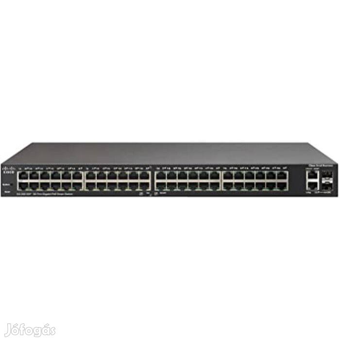 Most figyeljen! Cisco SG500-52P Gigabit POE switch számlával, garanciá