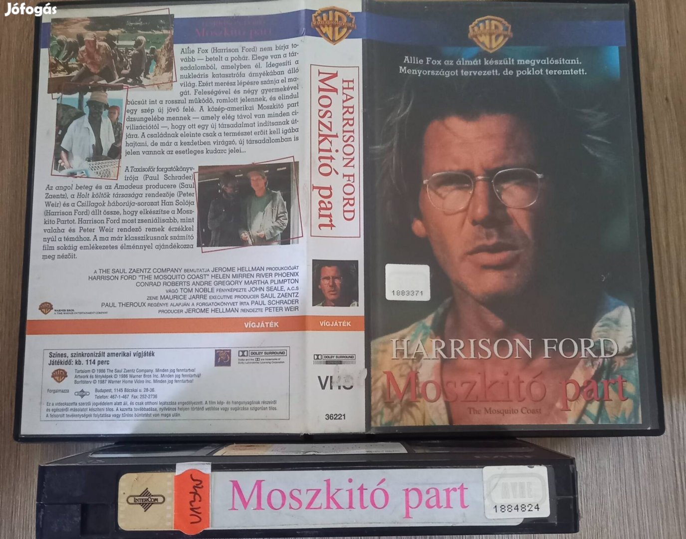 Moszkitó part - vígjáték vhs - Harrison Ford