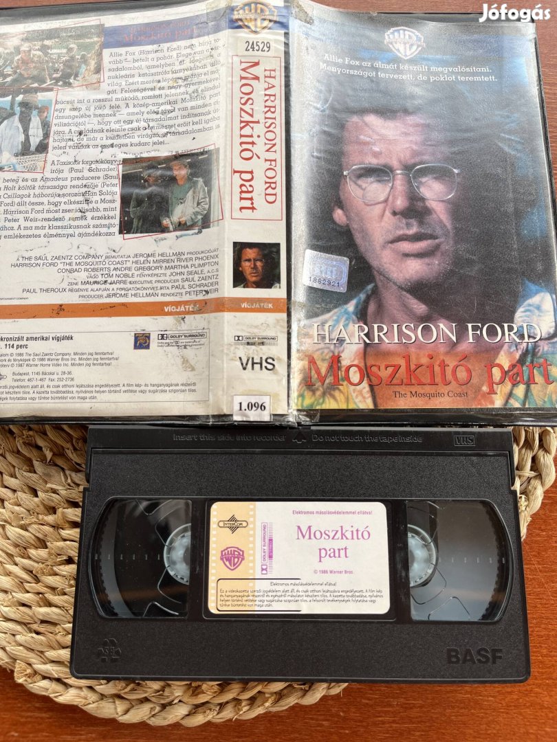 Moszkító part vhs kazetta