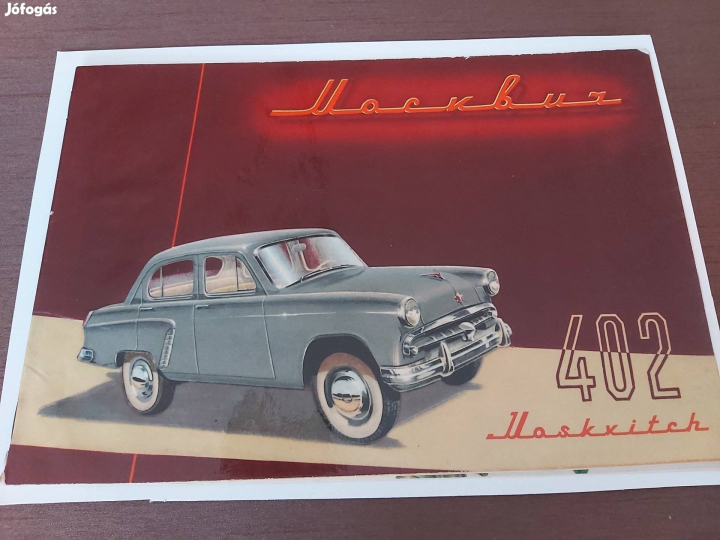 Moszkvics 402 eredeti Avtoexport prospektus