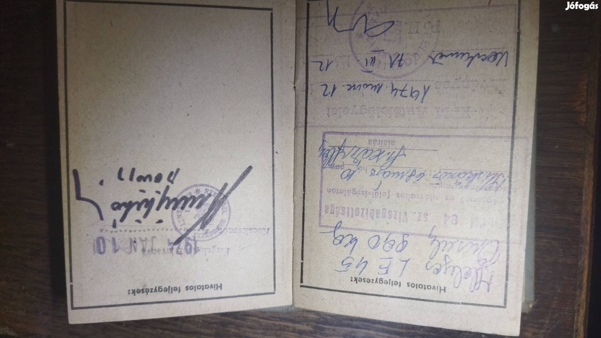 Moszkvics 407 forgalmi 