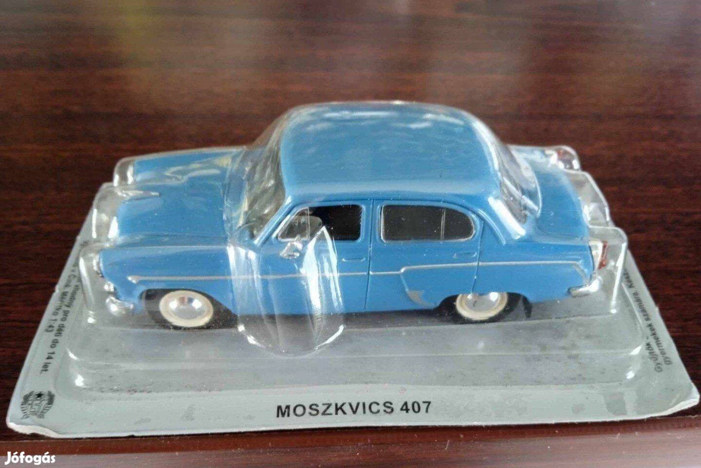 Moszkvics 407 kisauto modell 1/43 Eladó