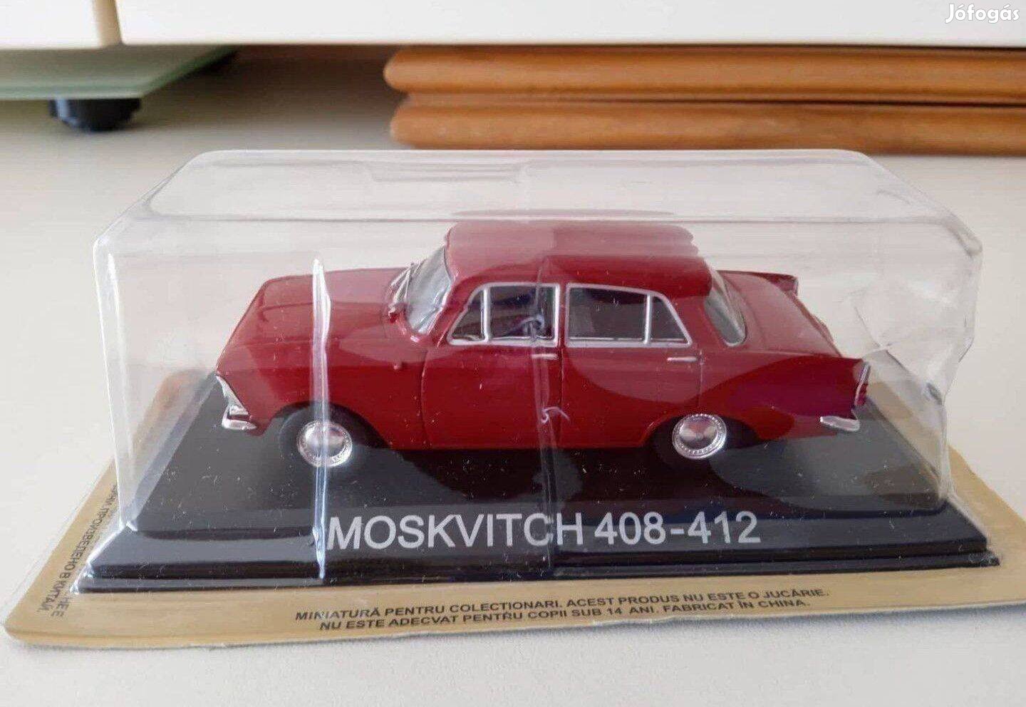 Moszkvics 408 kisauto modell 1/43 Eladó