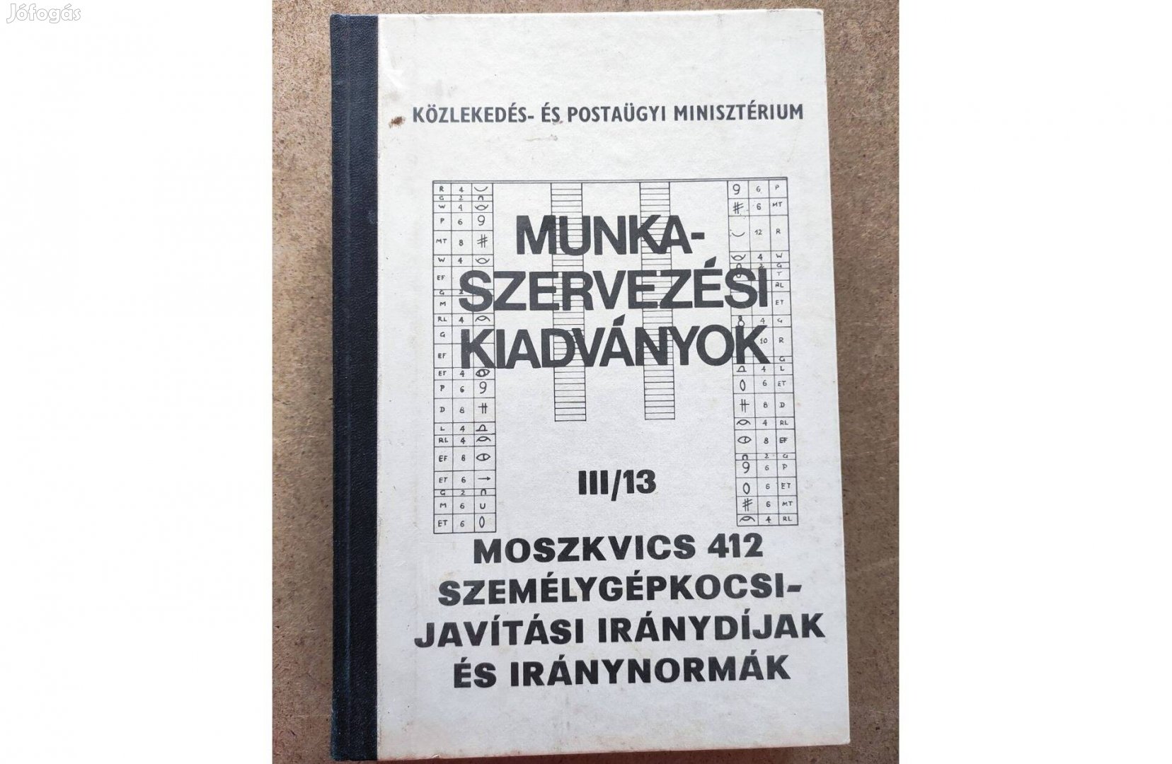 Moszkvics 412 Műhely javítási utasítás és iránynormák