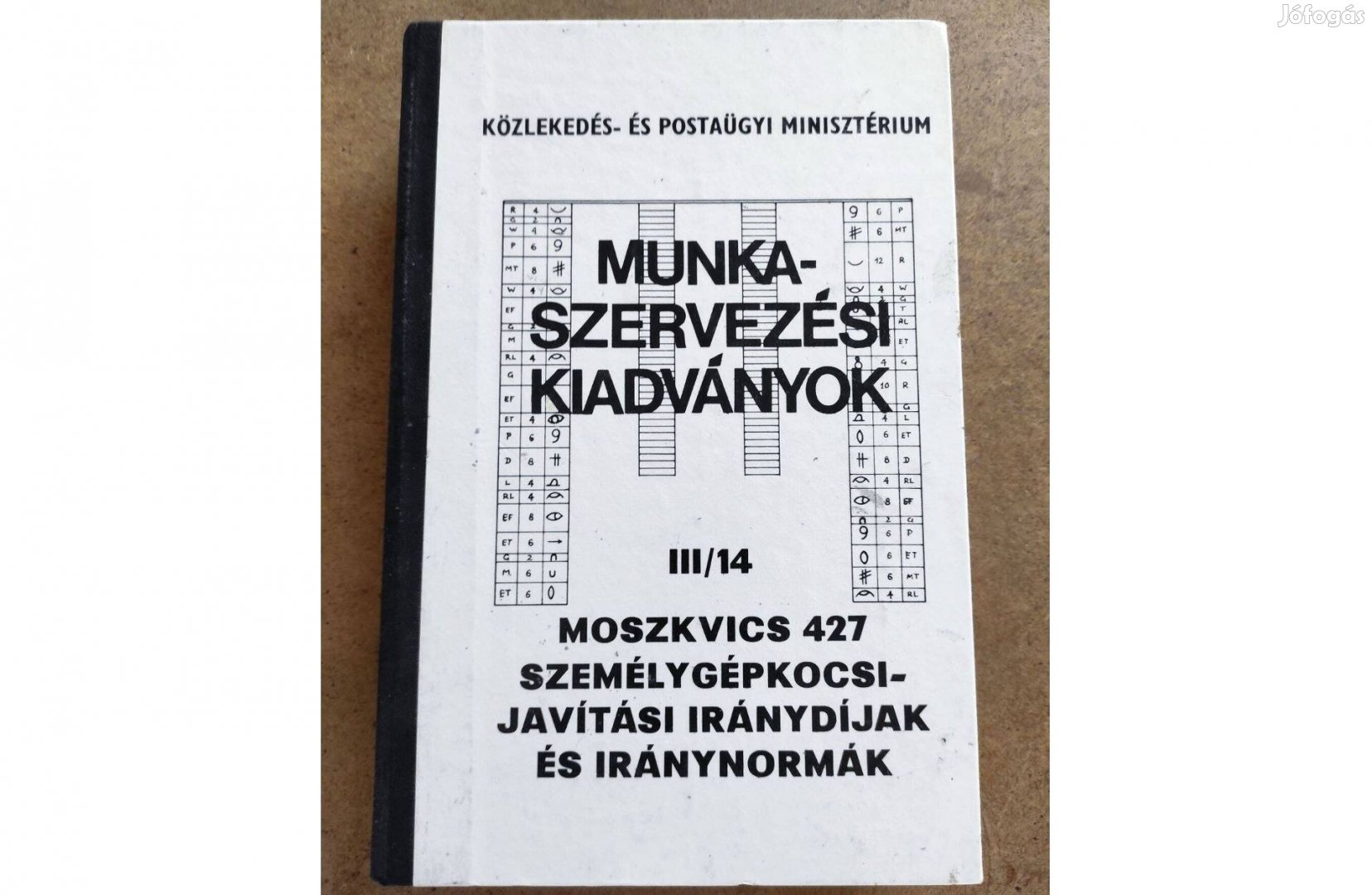 Moszkvics 427 Műhely javítási utasítás és iránynormák