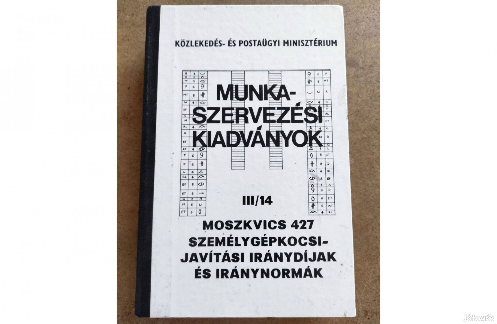 Moszkvics 427 Műhely javítási utasítás és iránynormák