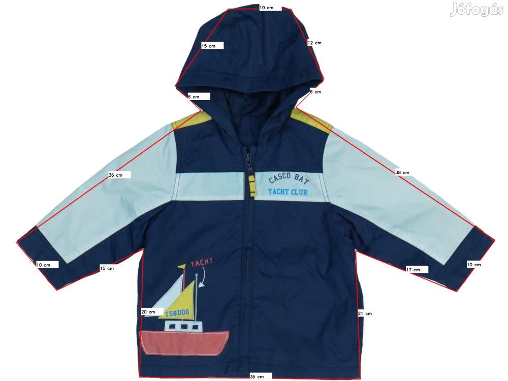 Mothercare Használt (újszerű) Fiú Széldzseki (Méret: 86)