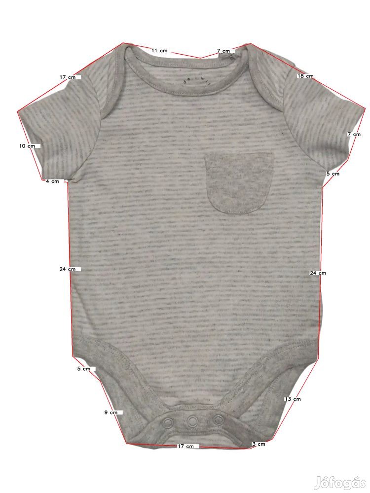 Mothercare Új (címkés) Uniszex (gyerek) Rövid ujjú / ujjatlan body (Mé