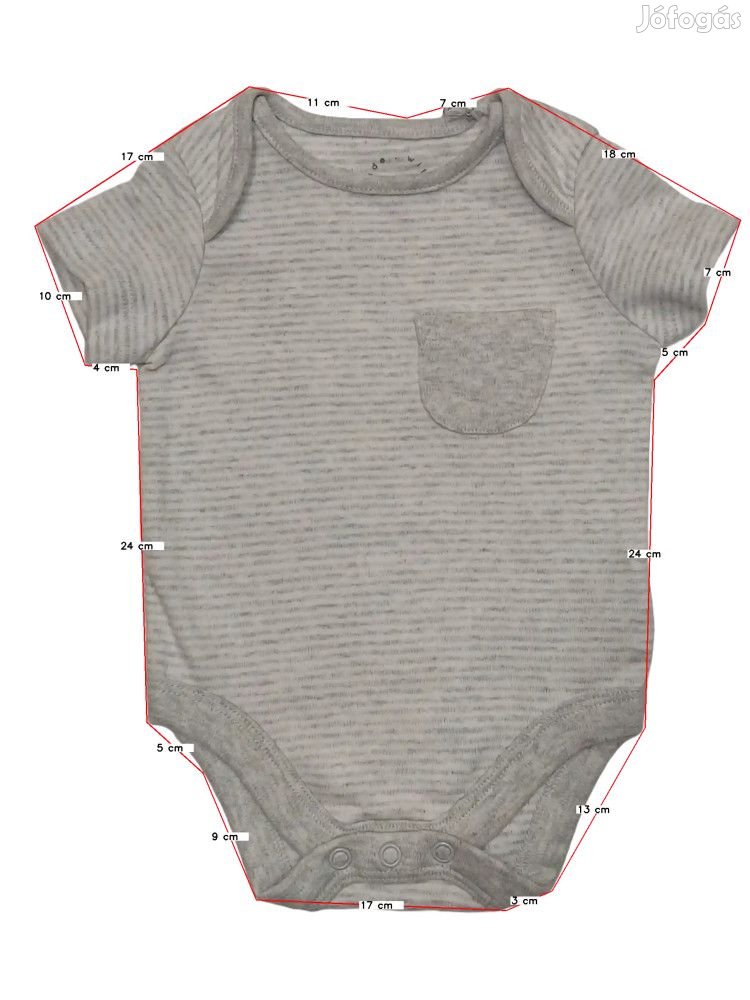 Mothercare Új (címkés) Uniszex (gyerek) Rövid ujjú / ujjatlan body (Mé