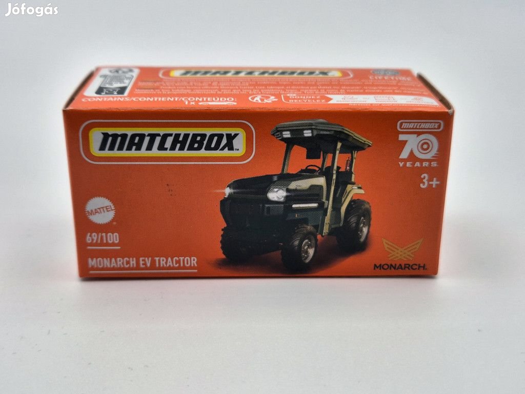 Motivo Monarch EV Tractor - 69/100 - Matchbox - 1:64