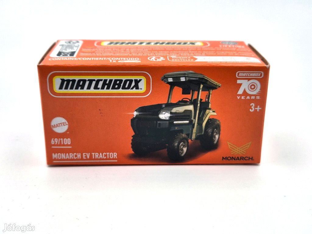 Motivo Monarch EV Tractor - 69/100 - Matchbox - 1:64
