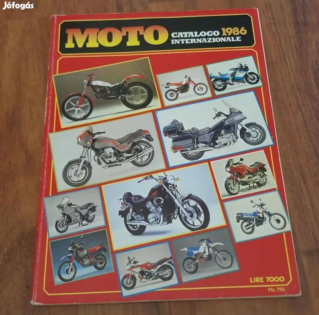 Moto Catalogo Internazionale 1986 Ritkaság !!!!