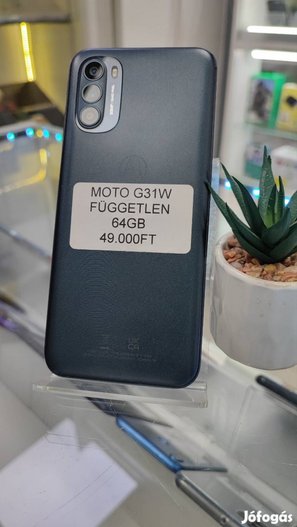 Moto G31W 64GB Szép állapotú + Garancia