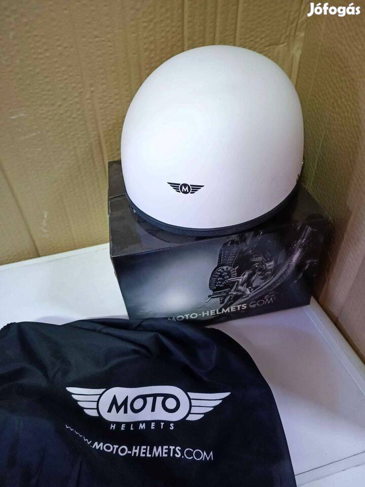 Moto Helmets D22 Matt White sisak, bukósisak