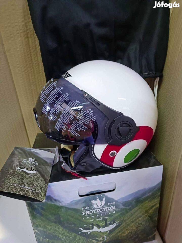 Moto Helmets H44 Italy jet sisak, bukósisak