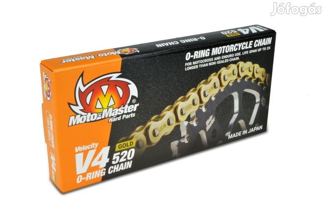 Moto Master O-Ring V4-520G lánc 120 szem (préselt szemek)