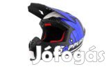 Motocross Sisak Doppler Fekete / Fehér / Kék S