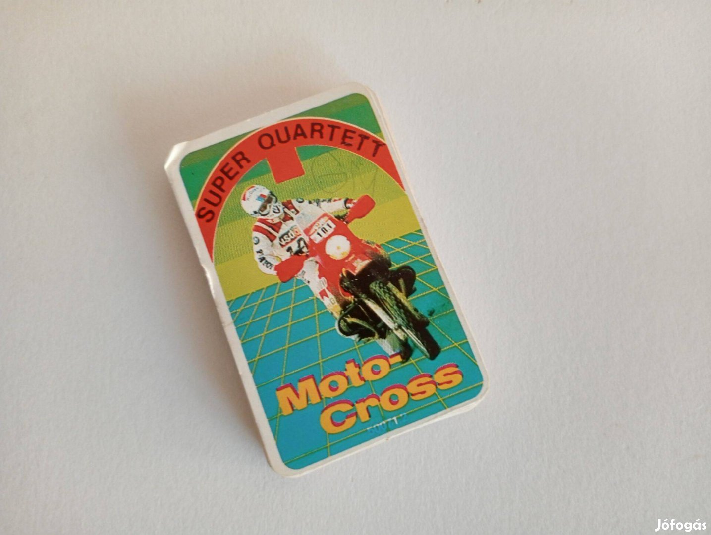 Motocross mini super quartett retro magyar kártyajáték, trafikáru