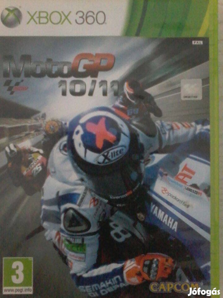 Motogp 10/11 Xbox 360 játék eladó.(nem postázom)
