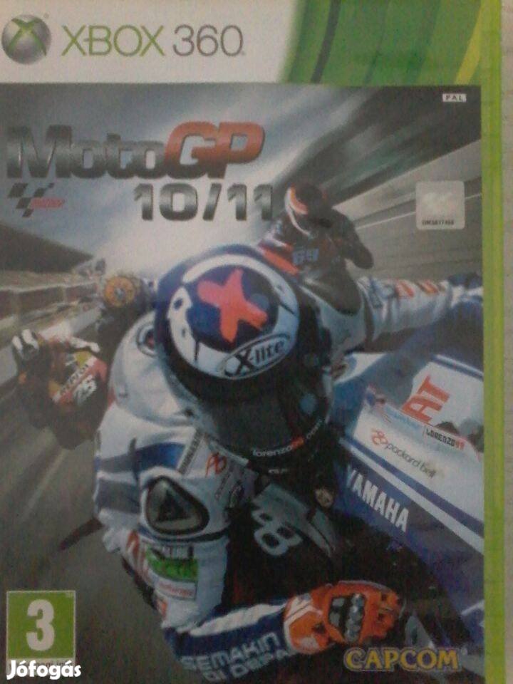 Motogp 10/11 Xbox 360 játék eladó.(nem postázom)