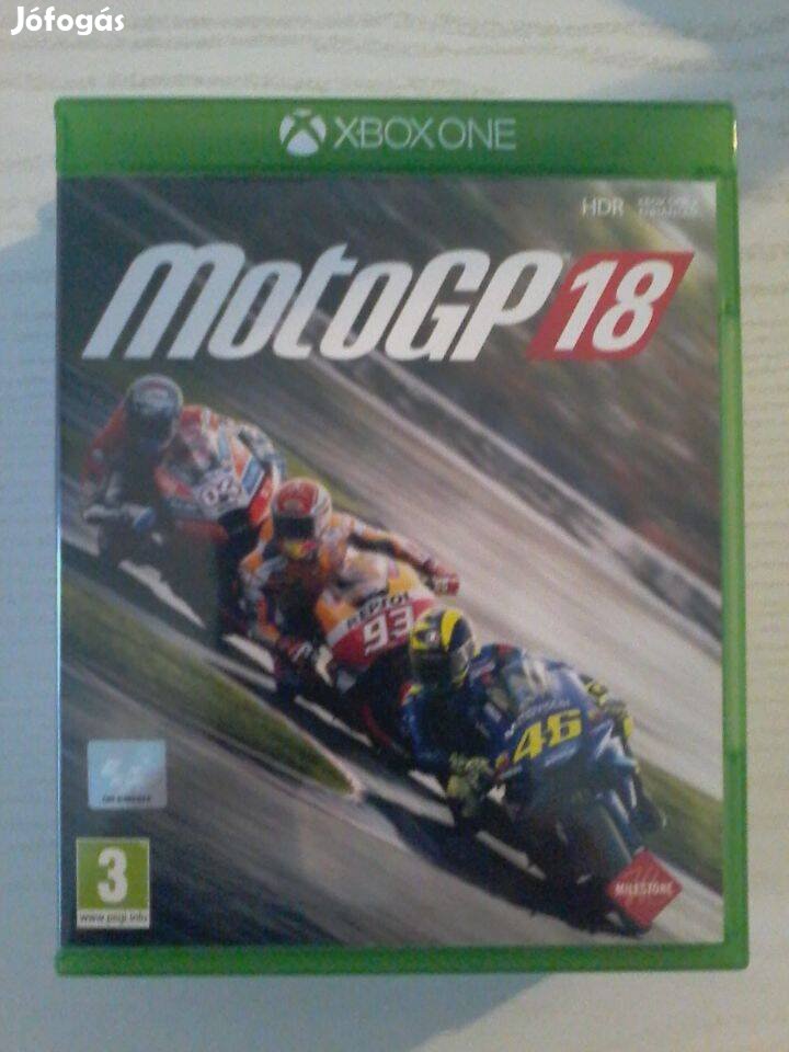 Motogp 18 Xbox 1 játék eladó.(nem postázom)