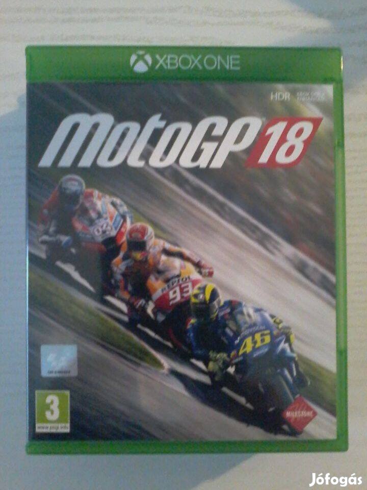 Motogp 18 Xbox 1 játék eladó.(nem postázom)