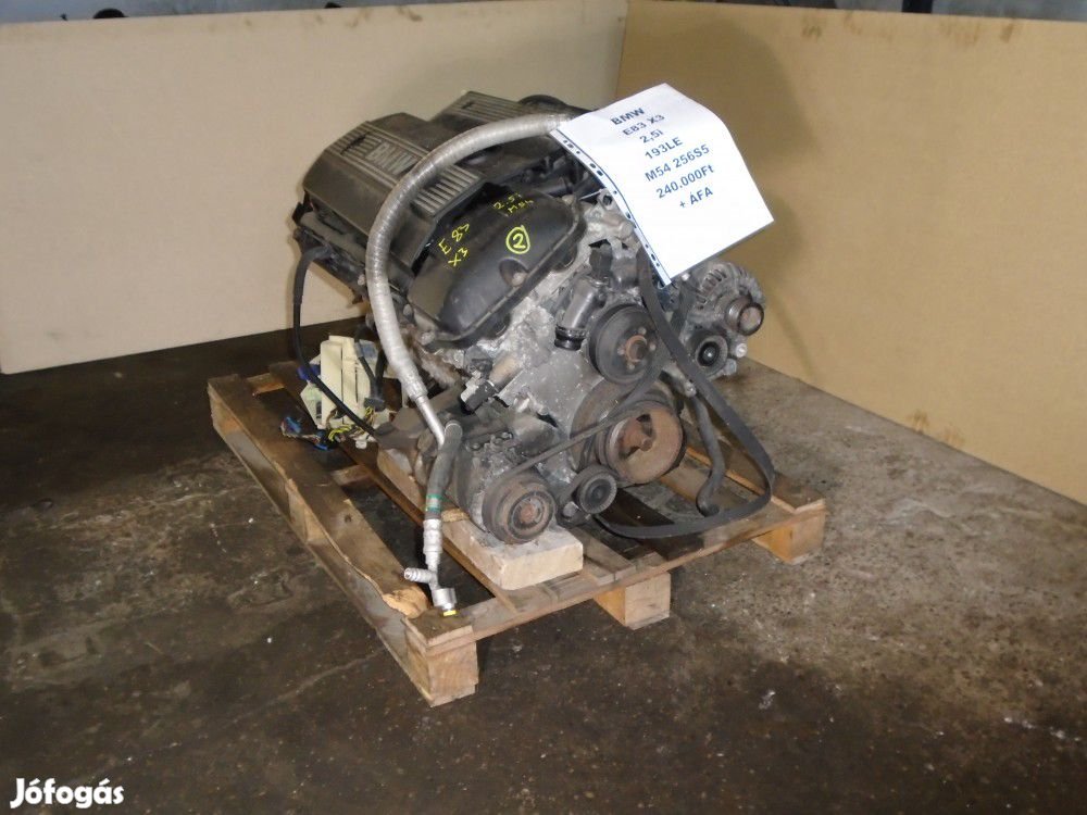 Motor egyben - E83, X3, 2,5i / 193LE / M54 256S5
