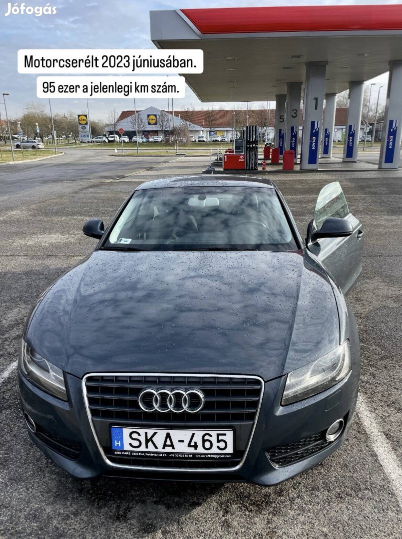 Motorcserélt Audi A5 Friss műszakival