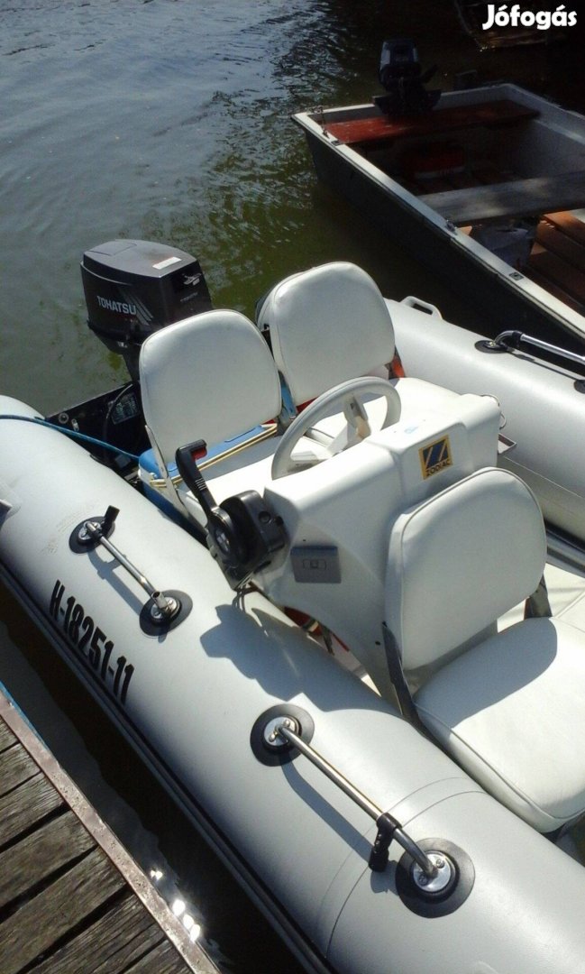 Motorcsónak Zodiac400Tohatsu25Stupfel tréler