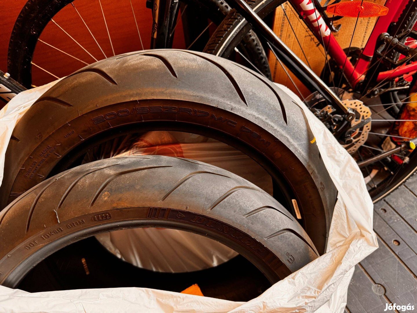Motorgumi Dunlop Sportsmart 200/55 és 120/70