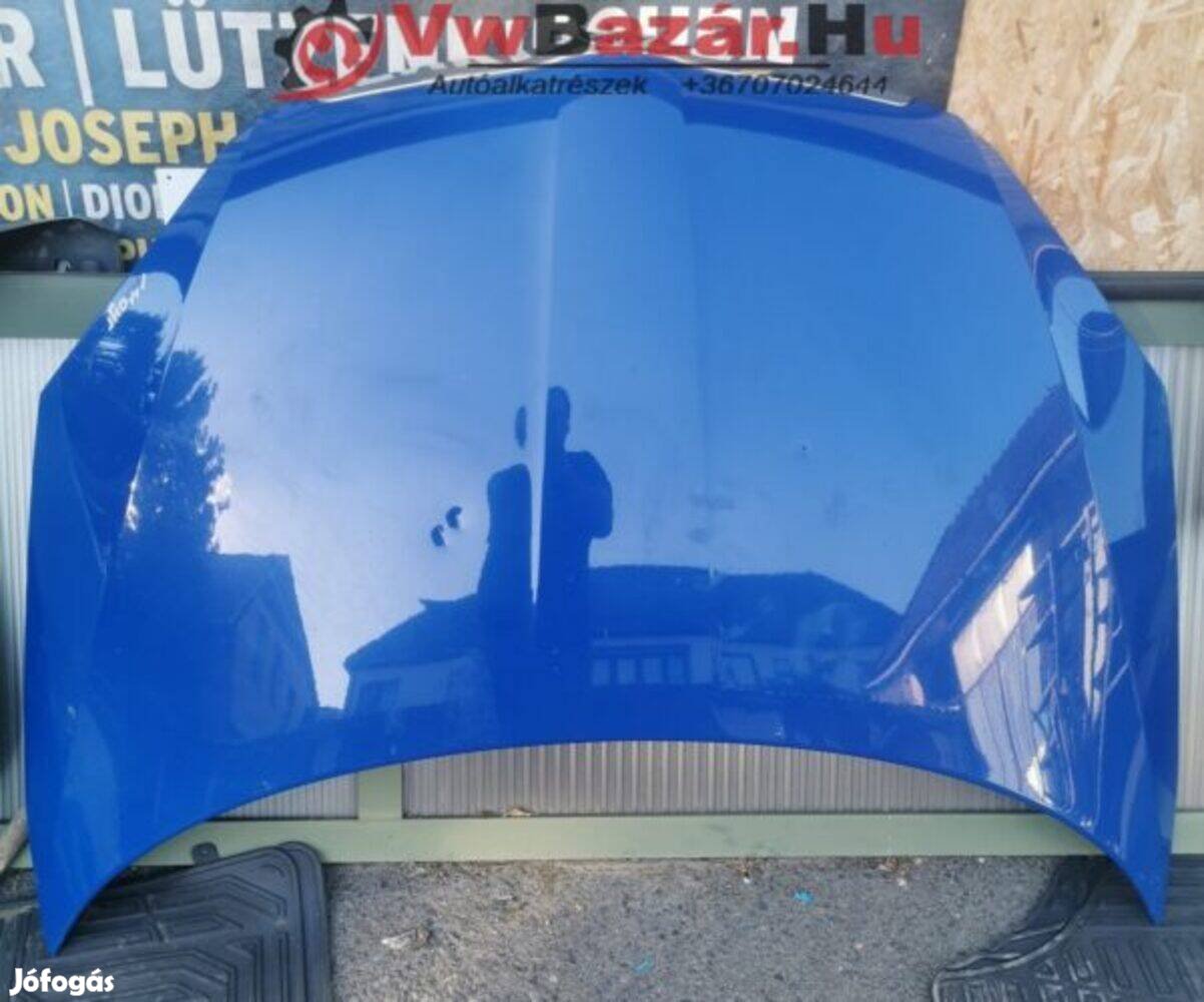Motorháztető Skoda Fabia II kék