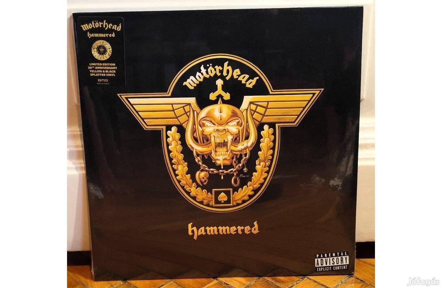 Motörhead - Hammered LP Limited Edition, Yellow & Black Splatter