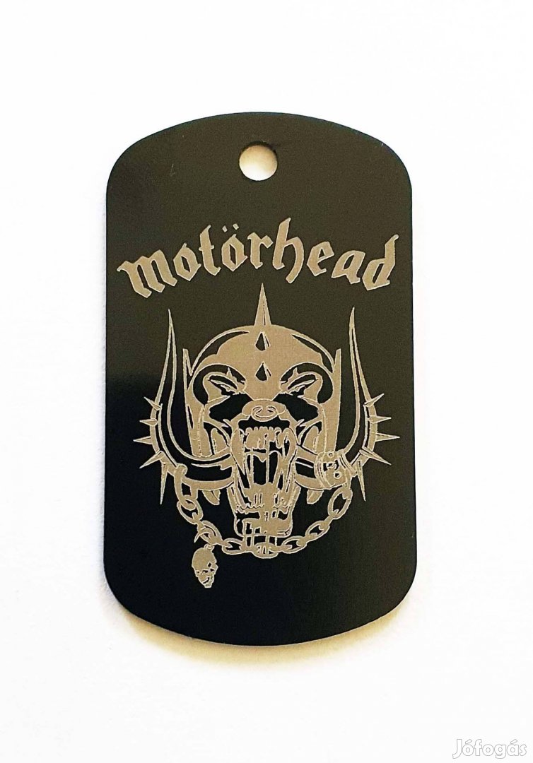 Motörhead medál, eloxált alumíniumból