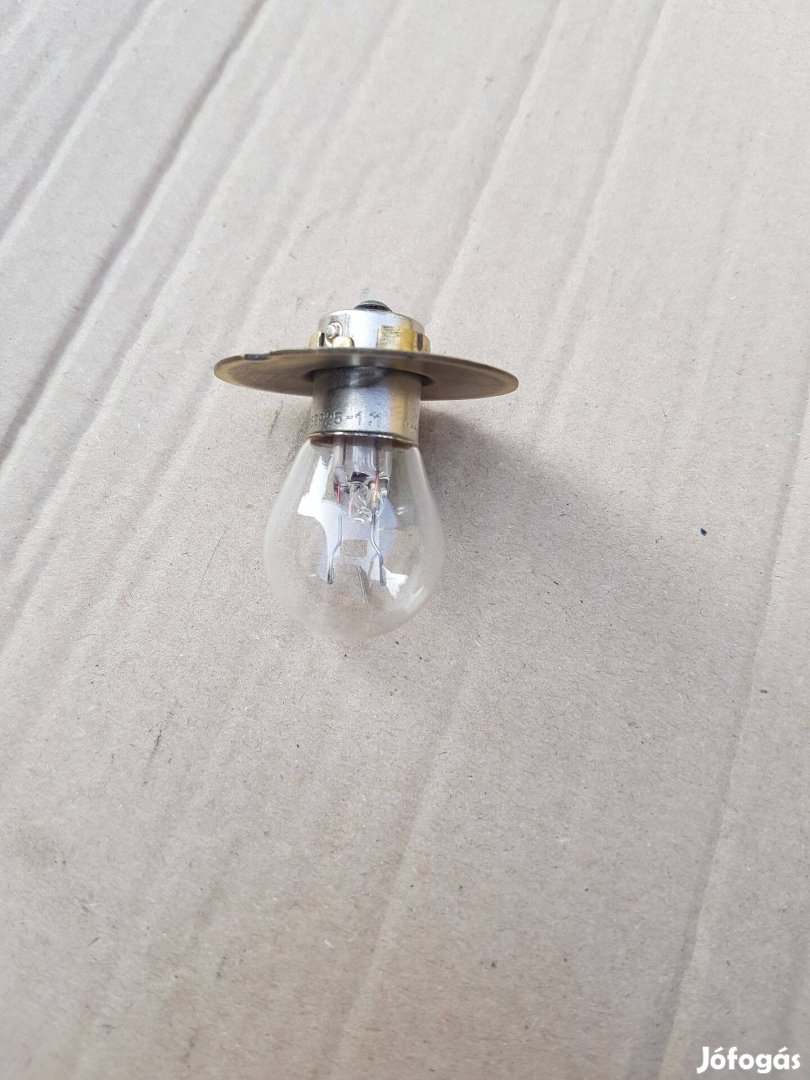 Motorkerékpár motor első lámpához tartozó égő foglalat Anyaga réz, hen